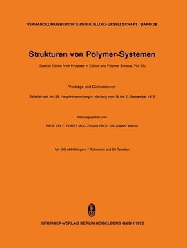 portada Strukturen von Polymer-Systemen: (Special Edition from Progress in Colloid and Polymer Science, Vol. 57) (Volume 57) (English and German Edition)
