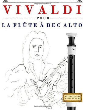 portada Vivaldi pour la Flûte à bec Alto: 10 pièces faciles pour la Flûte à bec Alto débutant livre