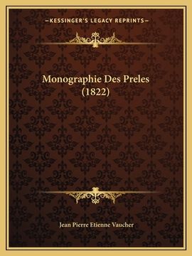 portada Monographie Des Preles (1822) (in French)