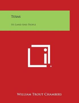 portada Texas: Its Land and People (en Inglés)