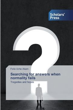 portada Searching for answers when normality fails (en Inglés)