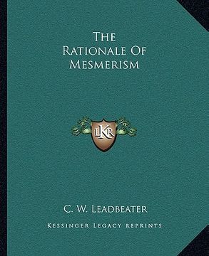 portada the rationale of mesmerism (en Inglés)