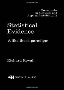 portada Statistical Evidence: A Likelihood Paradigm: A Likelihood Primer (Chapman & Hall (en Inglés)