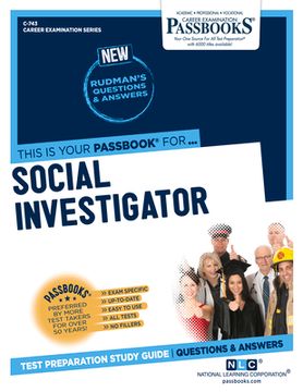 portada Social Investigator (C-743): Passbooks Study Guide Volume 743 (en Inglés)