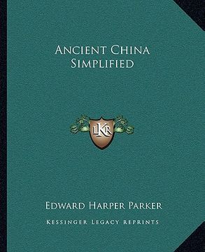 portada ancient china simplified (in English)