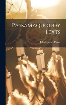 portada Passamaquoddy Texts