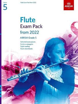 portada Flute Exam Pack From 2022, Abrsm Grade 5: Selected From the Syllabus From 2022. Score & Part, Audio Downloads, Scales & Sight-Reading (Abrsm Exam Pieces) (en Inglés)