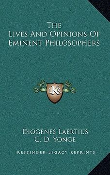 portada the lives and opinions of eminent philosophers (en Inglés)