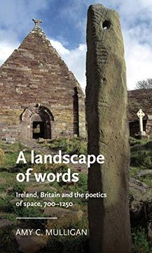 portada A Landscape of Words: Ireland, Britain and the Poetics of Space, 700–1250 (Manchester Medieval Literature and Culture) (en Inglés)