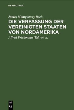 portada Die Verfassung der Vereinigten Staaten von Nordamerika (en Alemán)