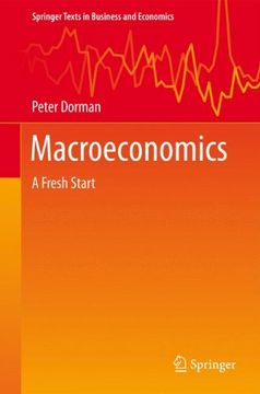 portada Macroeconomics: A Fresh Start (Springer Texts in Business and Economics) (in English)