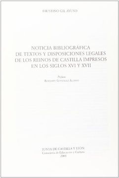 portada Textos legales impresos en los siglos XVI y XVII