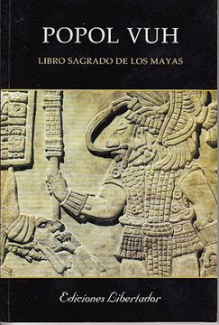portada Popol vuh Libro Sagrado de los Mayas