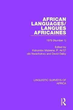 portada African Languages/Langues Africaines: Volume 5 (1) 1979