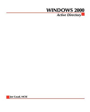 portada Windows 2000 Active Directory (en Inglés)