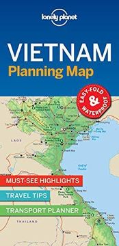 Lonely Planet Vietnam Planning Map Idioma Inglés 