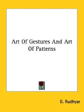 portada art of gestures and art of patterns (en Inglés)