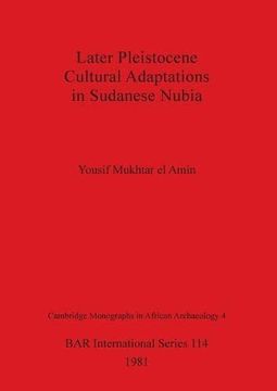 portada Later Pleistocene Cultural Adaptations in Sudanese Nubia (British Archaeological Reports International Series) (en Inglés)
