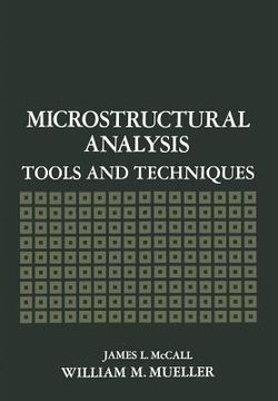 portada Microstructural Analysis: Tools and Techniques (en Inglés)