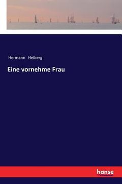 portada Eine vornehme Frau (in German)
