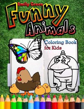 portada Funny Animals. Coloring Book for Kids (en Inglés)