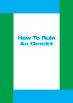 portada Michael Williams: How to Ruin an Omelet (in English)