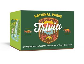 portada National Parks Trivia: A Card Game: 400 Questions to Test the Knowledge of Every Enthusiast (Ultimate Trivia Card Games) (en Inglés)