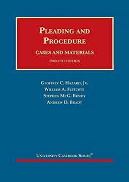 portada Pleading and Procedure: Cases and Materials (University Cas Series) (en Inglés)