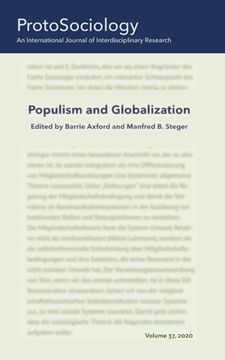portada Populism and Globalization: Protosociology Volume 37 (en Inglés)