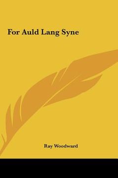 portada for auld lang syne (in English)