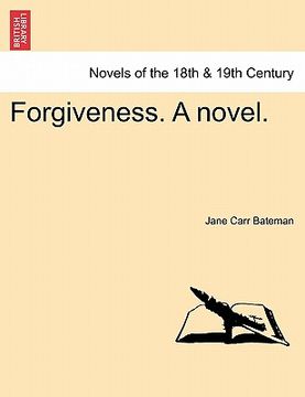 portada forgiveness. a novel.