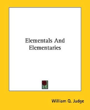 portada elementals and elementaries (in English)