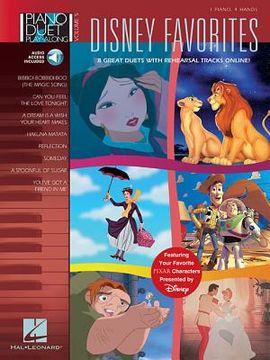 Disney Favorites - Piano Duet Play-Along Volume 5 Book/Online Audio [With CD] (en Inglés)
