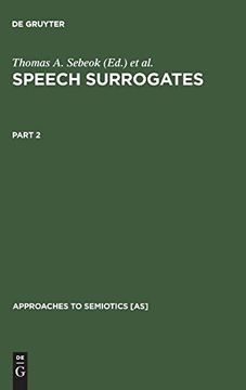 portada Speech Surrogates, Part 2, Approaches to Semiotics [As] 23 