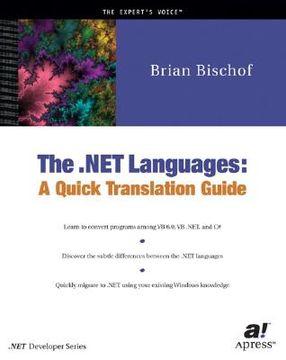 portada the .net languages: a quick translation guide