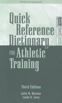 portada quick reference dictionary for athletic training