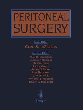 portada Peritoneal Surgery (en Inglés)