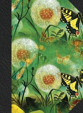 portada Notary Journal: Hardbound Public Record Book for Women, Logbook for Notarial Acts, 390 Entries, 8.5 x 11, Butterfly Floral Print Cover (in English)