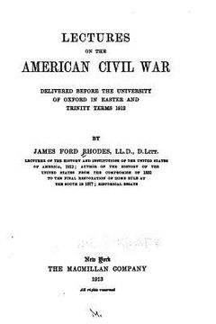 portada Lectures on the American Civil War (in English)