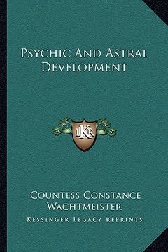 portada psychic and astral development (en Inglés)