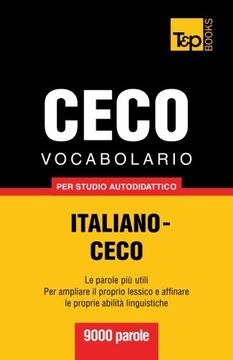 portada Vocabolario Italiano-Ceco per studio autodidattico - 9000 parole (Italian Edition)