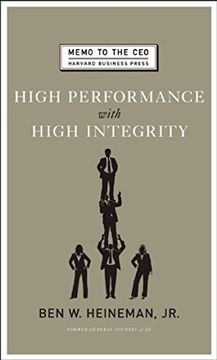 portada high performance with high integrity (in English)