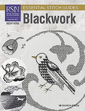 portada Rsn Essential Stitch Guides: Blackwork: Large Format Edition (en Inglés)