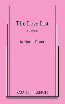 portada the love list (en Inglés)