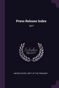 portada Press Release Index: 1977 (in English)