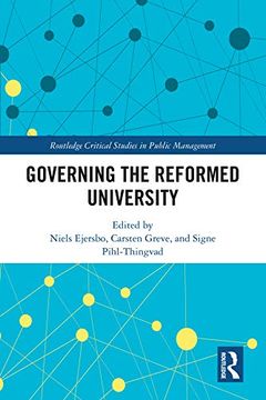 portada Governing the Reformed University (Routledge Critical Studies in Public Management) 