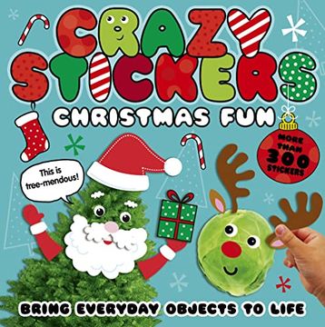 portada Crazy Stickers: Christmas Fun: 4 (en Inglés)