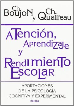 portada Atención,Aprendizaje y Rendimiento Escolar (in Spanish)