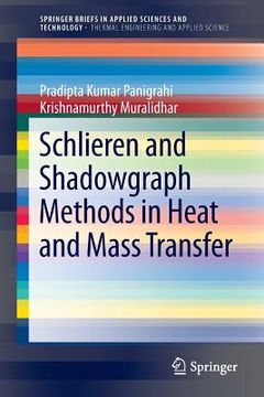 portada schlieren and shadowgraph methods in heat and mass transfer (en Inglés)
