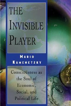 portada the invisible player: consciousness as the soul of economic, social, and political life (en Inglés)